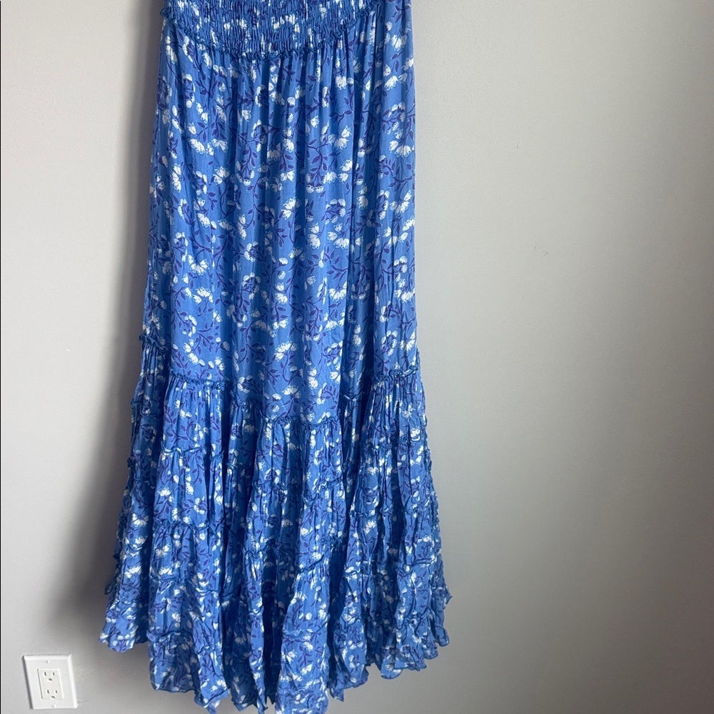 Poupette St Barth Soledad Maxi Dress in Royal Cerise Small - Picture 4 of 11